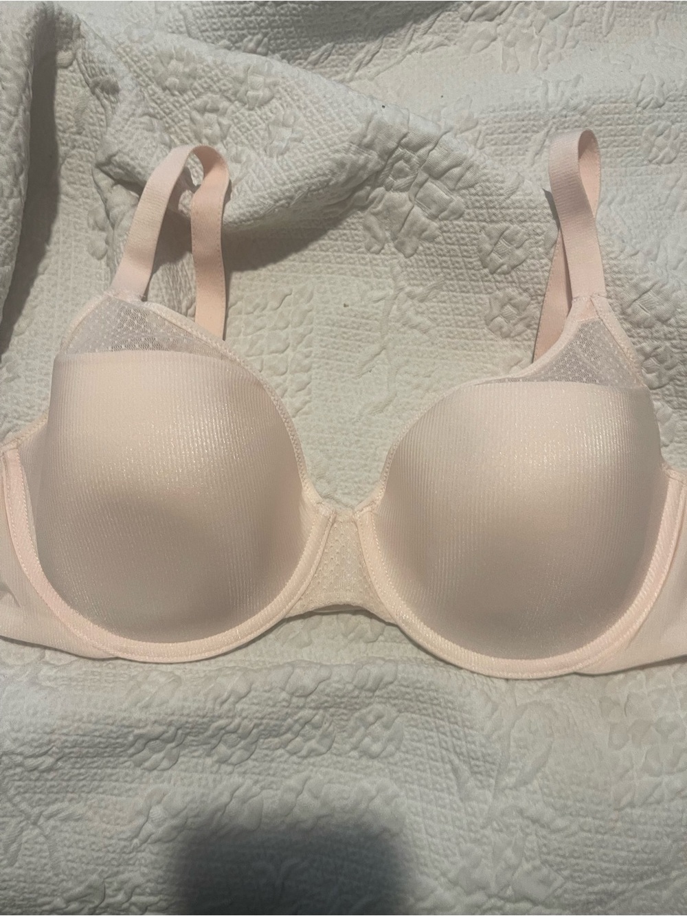 Light Pink T-Shirt Bra - Seamless Support Vanity Fair 36C Underwire